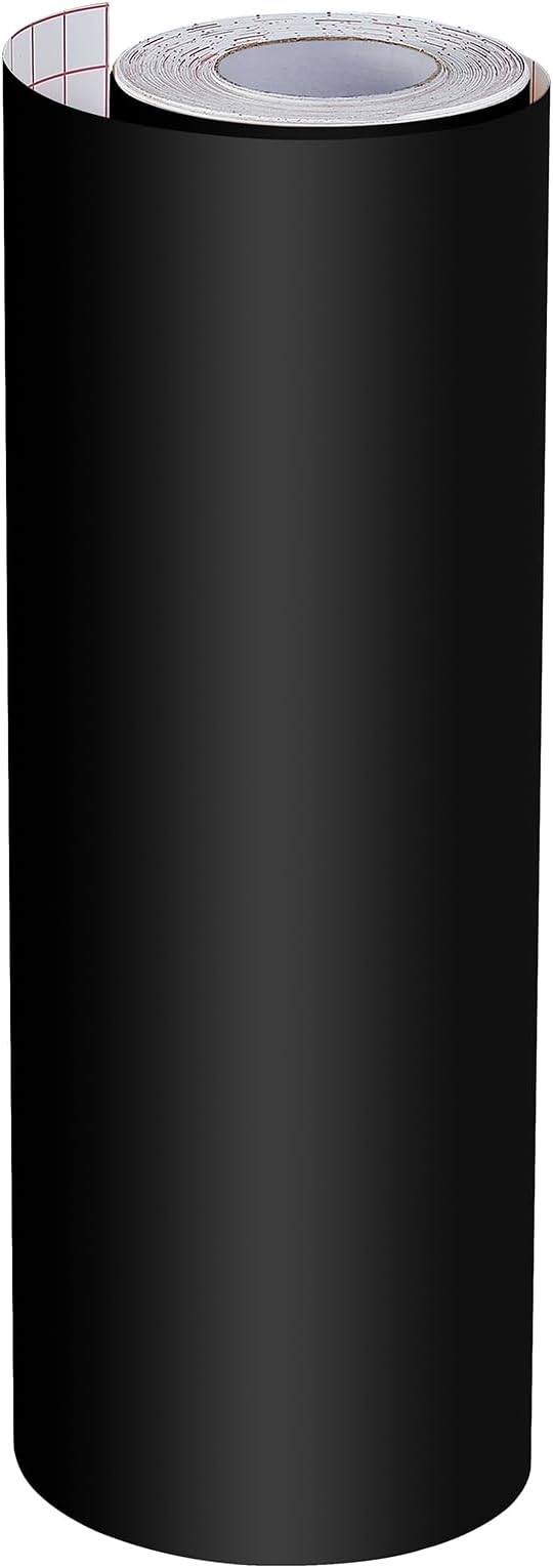 Ant Smart Adhesive Permanent Vinyl Compatible with Cricut Explore and Maker Series Without Cutting Mats, Create DIY Projects, Decals, Stickers & More (Matte Black, 13inch x 50ft)