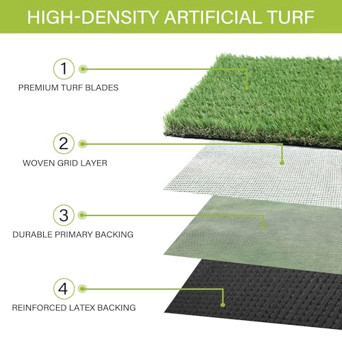 Sunturf Fake Grass for Dogs Artificial Grass Turf Mats for Puppy Training Dog Pads Extra Large for Dogs 6.5x13FT Dog Supplies Reusable - size: 6.5x13 FT