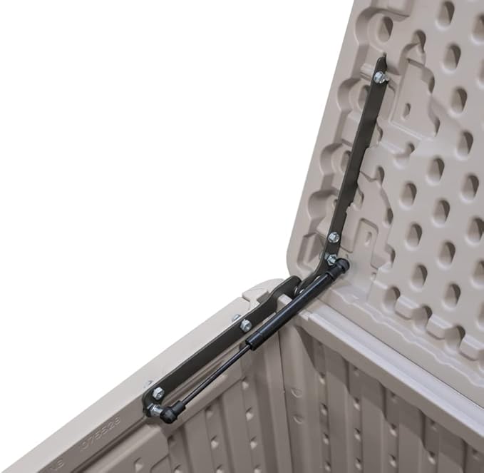 Lifetime 60040 Deck Box, 130 Gallon, Desert Sand