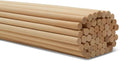 Dowel Rods Wood Sticks Wooden Dowel Rods - 1/2 x 72 Inch Unfinished Hardwood Sticks - for Crafts and DIYers - 5 Pieces by Woodpeckers