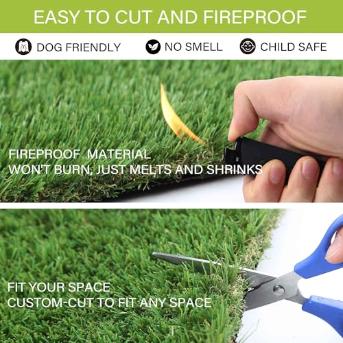 Sunturf Fake Grass for Dogs Artificial Grass Turf Mats for Puppy Training Dog Pads Extra Large for Dogs 6.5x13FT Dog Supplies Reusable - size: 6.5x13 FT