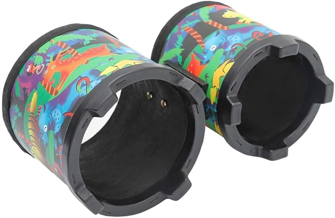 Bongo Drum 5"-6" Rhythm Club Drum for Kids Percussion Instrument Music Drums with Colorful Mallets for Baby Children Special Christmas Birthday Gift.(5"-6")