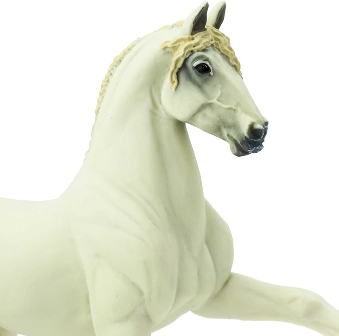Safari Ltd. Andalusian Stallion Figurine - Detailed 4.5" Plastic Model Figure - Fun Educational Play Toy for Boys, Girls & Kids Ages 3+