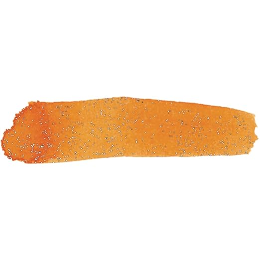 Colorations Liquid Glitter Watercolor Paint, 8 fl oz, Orange, Non-Toxic, Painting, Kids, Craft, Hobby, Fun, Water Color, Posters, Cool Effects, Versatile, Gift