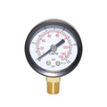 Joywayus Pressure Gauge 0 to 150 PSI Brass 1/8" Male NPT Thread Lower Mount, Multiple Function