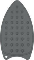 PATIKIL Silicone Iron Rest Pad, Multipurpose Hot Heat Resistant Iron Rest Plate Protective Pad for Ironing Board Hot Resistant Steamer Steam Compact Mat, Gray