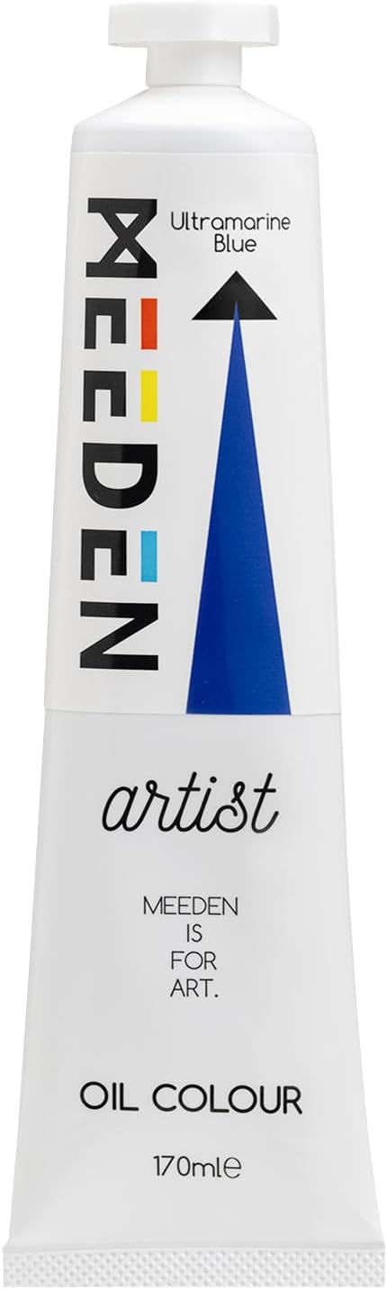 MEEDEN Artist Grade Oil Paint: Ultramarine Blue - 170ml/5.7oz Tube - Professional Art Paints for Canvas Painting