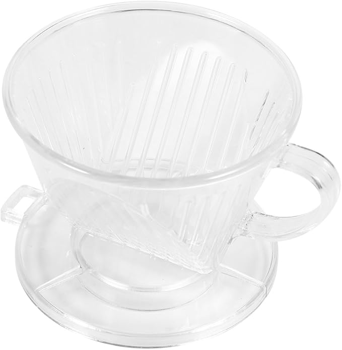 Transparent Cone Shaped Reusable Coffee Filter, Portable Drip Coffee Maker Cup, Dripper for Pure Flavor Extraction