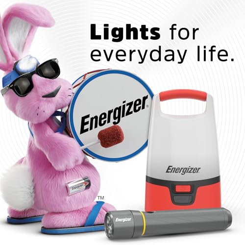 Energizer LightxPower Cube Camping Lantern, X1000 Lantern Dual Power Rechargeable and AA Battery, IPX4 Water Resistant