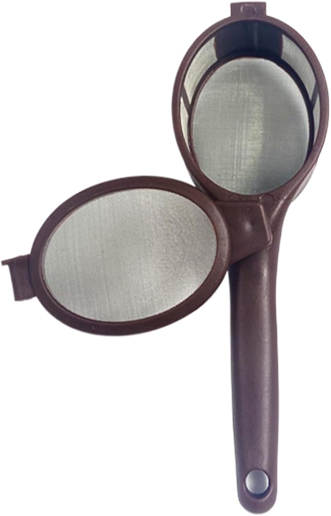 Coffee Filter Spoon - Portable Fine Mesh Brewing Tool For Smooth Extraction, Ergonomic Handle Design For Comfortable Grip With Efficient Straining Function, Multi Use Utensil