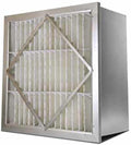 RIGID-PACK 24x24x12 Rigid Box Air Filter – MERV 14/95% ASHRAE HVAC Filter – Radial V-Pleat, Metal Frame, Single Header – High-Efficiency Replacement for Commercial & Industrial Systems