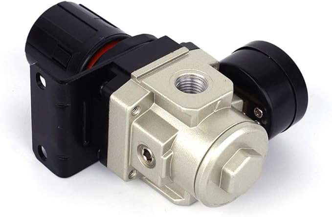 SNS AR3000-N03 Female Thread 3/8 NPT Air Pressure Regulator 0-150 PSI Adjustable,Bracket,Gauge