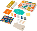Sculpd Kids Painting Kit, Paint Craft Set for Kids Age 4 to 6, Includes 10 Colour Paint Set, 4 Paint Pens, 2 Canvases, Easels, Magnetic Picture Frame, Additional Art Supplies and Free Guidebook