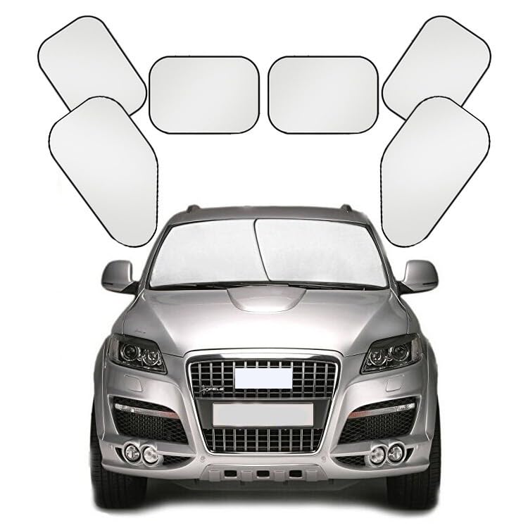 Car Sunshades for Skoda Enyaq 2020-2025, Windshield Breathable Portable Visor Sunproof UV Rays Privacy Protection Blocking Mosquito