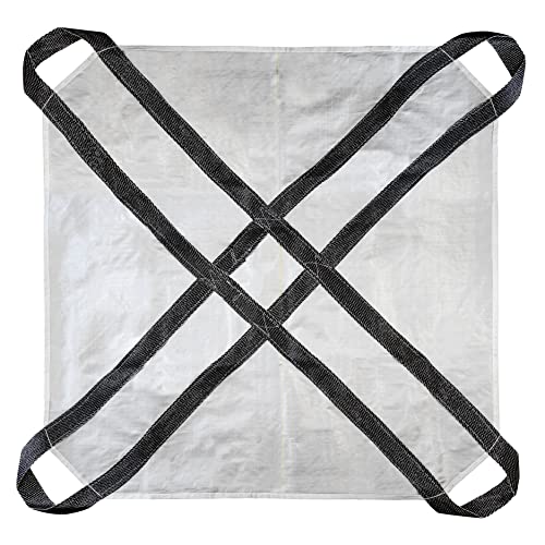 Custom Designed Multi-Use Utility Tarp - 9'x9' - Home, Garden, Construction, Camping & Trailering. Extra Strong Waterproof & UV Resistant - Handles - size: 9x9