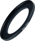 49mm to 67mm Step-up Adapter Rings Filter Adapter Black Metal Step Down Filter Ring Adapter Compatible with All Brand UV CPL ND Camera Lens Filter Stepping Rings (49mm-67mm)
