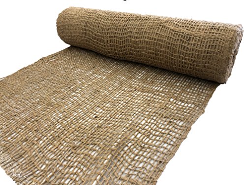 AK-Trading Jute Erosion Control, Soil Saver Mesh Blanket - 48" Wide x 1 Yard (3 feet Long) - 12 Sq. Ft. Coverage - size: 1 Yard