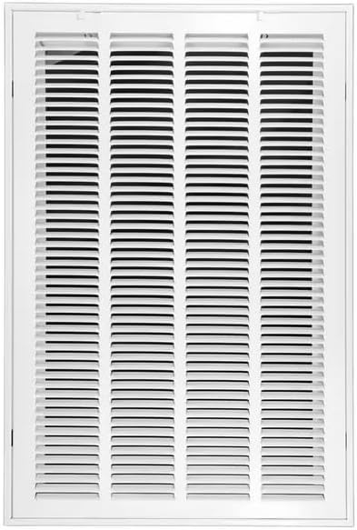 Venti Air 20" X 25" Steel Return Air Filter Grille with MERV 11 Filter Pre-Installed- Removable Face/Door for 1 inch Filters - HVAC Duct Cover Grill [Outer Dimension: 22.5"W X 27.5" H]