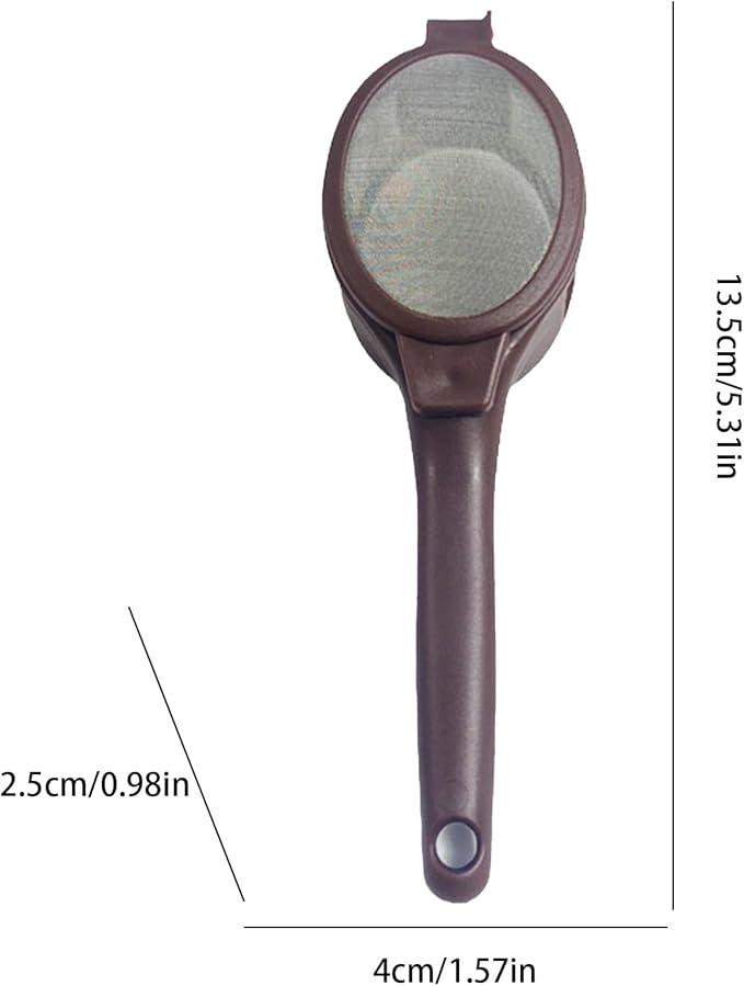 Coffee Filter Spoon - Portable Fine Mesh Brewing Tool For Smooth Extraction, Ergonomic Handle Design For Comfortable Grip With Efficient Straining Function, Multi Use Utensil