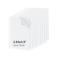 10 Pack 3.93x5.9 Clear Acrylic Sheet 2mm Thick, Clear Plexiglass Sheet 10x15cm, Plastic Plexiglass Board Acrylic Board for Wall Crafts Glass Picture Frame DIY Projects Signs and Painting
