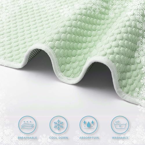 MICROCOSMOS Pet Cooling Mat & Sleeping Pad- Breathable Bubble Surface, EZ Clean. Keep Cooling for Pets, Kids and Adults in Summer.(Green, 40" x 28") - color: Green, size: 40" x 28"