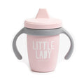 Sippy Cup by Bella Tunno, Silicone Training Cup with Transition Handles for Infants, Toddlers & Kids, Babies 6-12 Months & Toddlers 1-3 Years, Boys & Girls, Little Lady, 8 oz