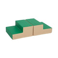 ECR4Kids SoftZone Junior Mix n' Match Step, Beginner Playset, Green, 2-Pack