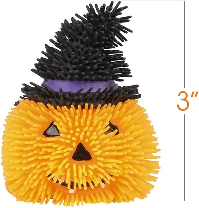 ArtCreativity LED Fidget Toys, Set of 6, Kids and Adults, Includes Ghost and Pumpkin Toys, Non-Candy Halloween Treats