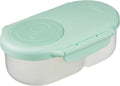b.box Snack Containers for Kids, Toddler Snack Box Container, Reusable Small Bento Box for Lunch, School & Travel, Leak Proof, BPA free, Dishwasher Safe, Ages 4 months+ (Spearmint, 12oz capacity)