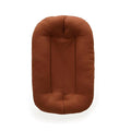 Baby Lounger for Newborn, Bionic Design Baby Lounger, Soft Organic Cotton Breathable Lounger for Infants 0-18 Months (Brown)