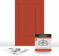 ALL-IN-ONE Paint, Durable cabinet and furniture paint. Built in primer and top coat, no sanding needed. Includes our 30 featured color card - Spiced, 8oz Sample