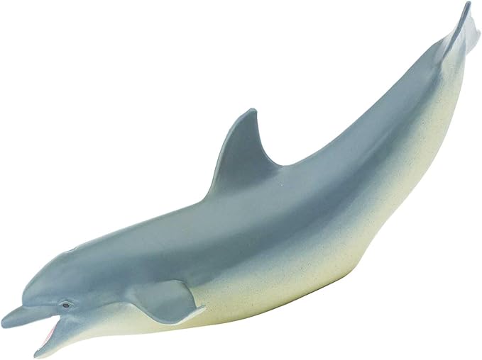Safari Ltd. Bottlenose Dolphin Figurine - Detailed 5" Plastic Model Figure - Fun Educational Play Toy for Boys, Girls & Kids Ages 3+