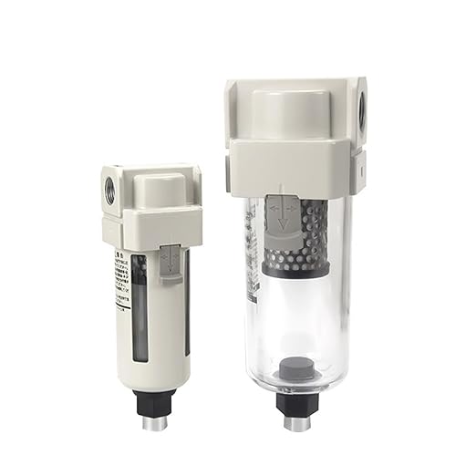 Vacuum Water Droplet Separator Pipeline Filter Negative Pressure Element AMJ AMJ3000-03B AMJ4000-04B-C 1Pcs(AMJ3000-03B)