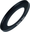 40.5mm to 58mm Step Up Ring Filter Adapter Black Metal Step up Adapter Rings Compatible with All Brand UV CPL ND Camera Lens Filter Step Down Ring (40.5mm-58mm)