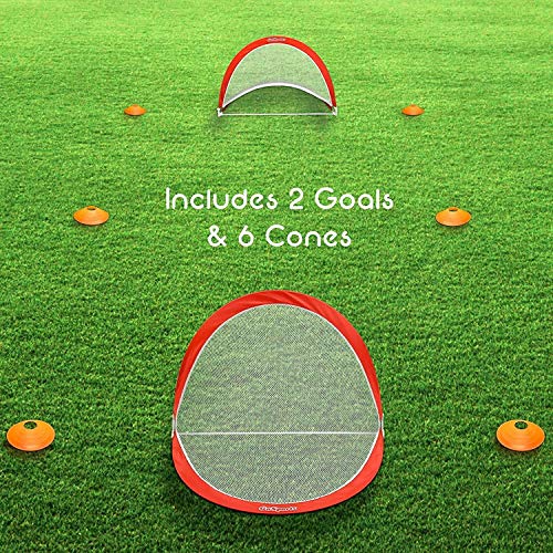 GoSports Portable Soccer Goals - size: 4 Ft Round