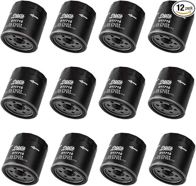 Doc's Diesel Oil Filter 12-Pack D11715-12 | Compatible with Chevrolet/GMC 3.0L Duramax 2020+ | Replaces PF66