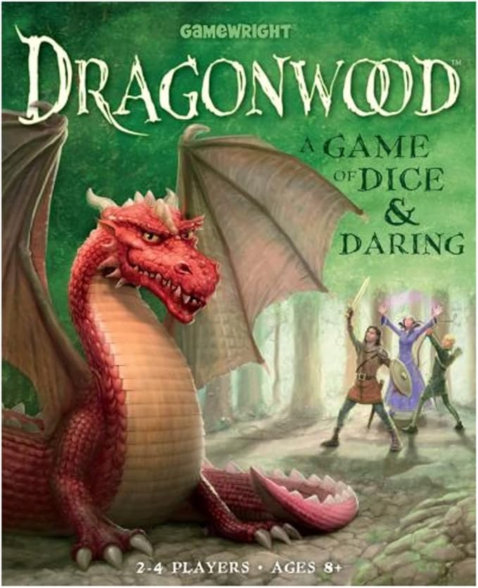 Gamewright Dragonwood A Game of Dice & Daring Board Game Multi-colored, 5"