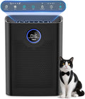 Air Purifiers for Home Large Room up to 3000 ft², VNIUP H14 True HEPA Air Purifier for Bedroom, PM 2.5 Display Air Quality Sensor Air Cleaner for for Whole Home Dorm Room Bedroom Office, ZQA-8000A