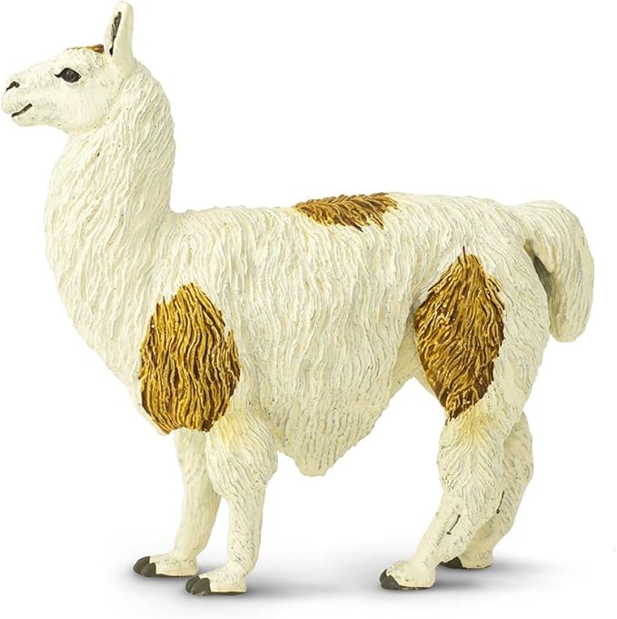 Safari Ltd. Llama Figurine - Hand-Painted Lifelike 4" Model Figure - Educational & Fun Toy for Boys, Girls & Kids Ages 3+