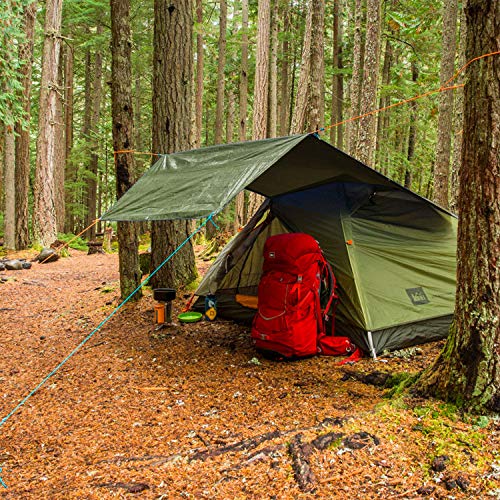 Tarp Canvas,Heavy Duty Waterproof for Outdoors, Truck, Water Resistant, UV Resistant Tarpaulin Cover for Car Boat Camping Firewood Woodpile(13 x 9.8 Feet) - size: 13 x 9.8 Feet