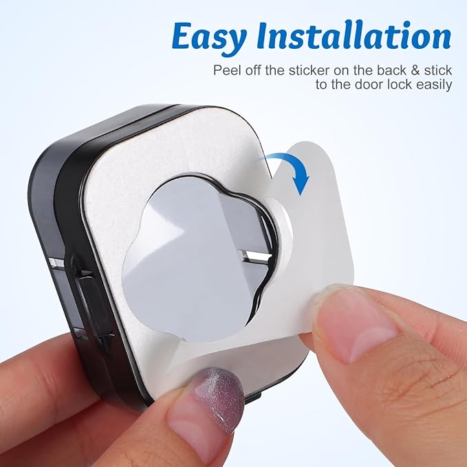 TOYANDONA 1pc Safety Lock Cover Child Safety Lock Child Proof Door Handle Child Proof Door Cover Child Proof Door Lock Cover Child Safety Door Cover Stove Abs Knob Security Door Baby