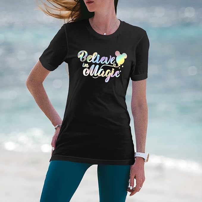 Threadart Metallic Foil Spectrum Heat Transfer Vinyl Film | Custom Cut Roll 20" Wide by The Yard | Compatible with Venture Explore and Maker, Silhouette Cameo, & Large Format Cutters