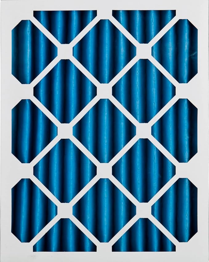 Nordic Pure 20x25x2 (Actual Size: 19 1/2 x 24 1/2 x 1 3/4) Pleated Air Filters MERV 7 Plus Carbon 12 Pack