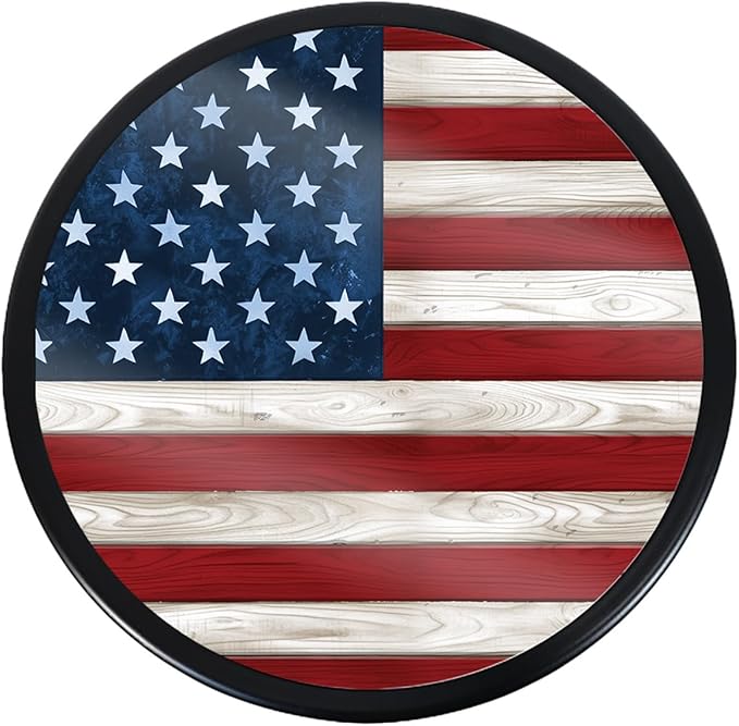 Briarwood Lane Wooden American Flag Plant Stand