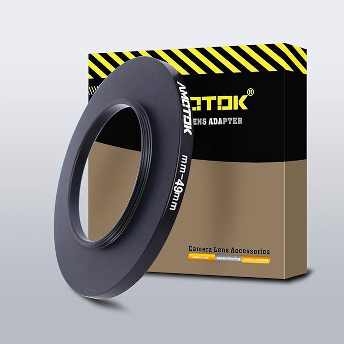 42mm Lens to 49mm Camera Lens Adapter,42mm to 49mm Filter Step up Ring Adapter Ring,Compatible All 49mm Filter Accessory