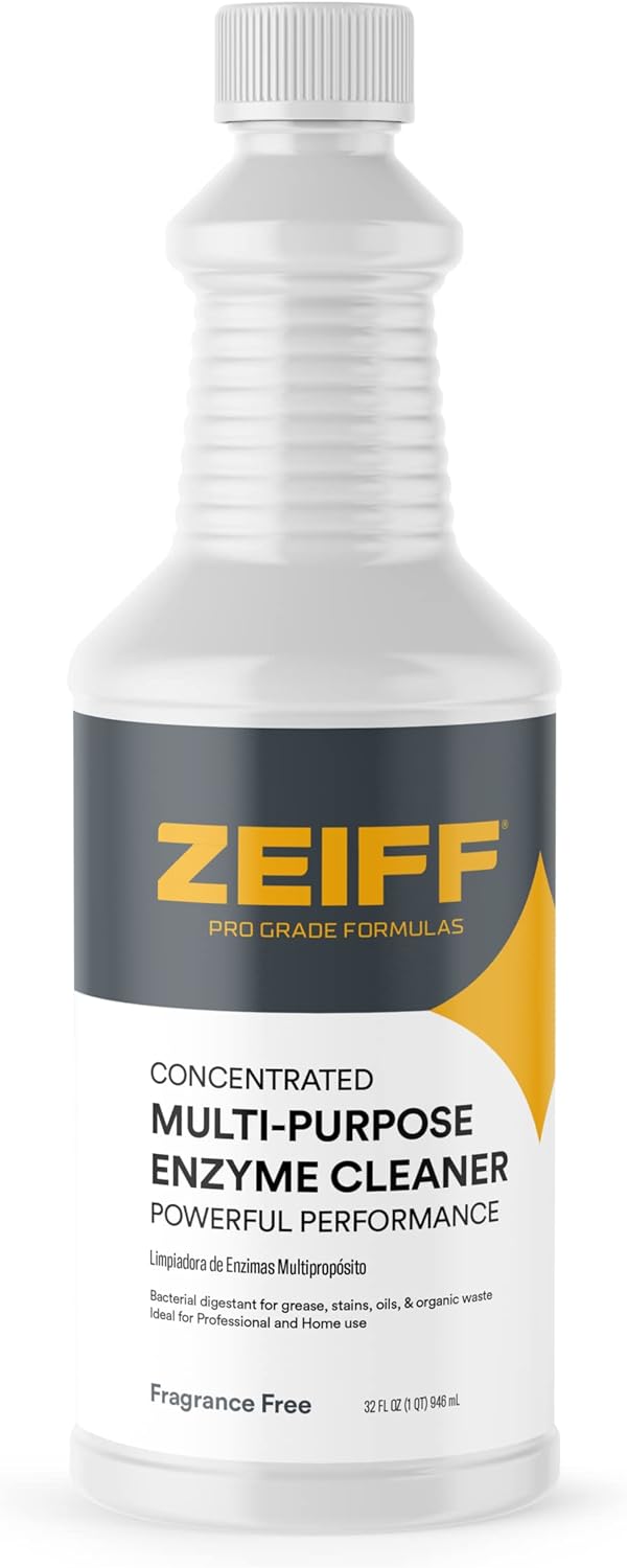 Pro-Grade Multi-Purpose Probiotic Enzyme Cleaner - Powerful Cleaning & Odor Eliminating Formula For Professional & Home Surfaces - 32 Ounce - Fragrance Free
