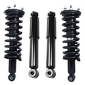 Detroit Axle - Struts Shocks for 2005-2012 Nissan Pathfinder Complete 2 Front Struts with Coil Spring 2 Rear Shock Absorbers 200