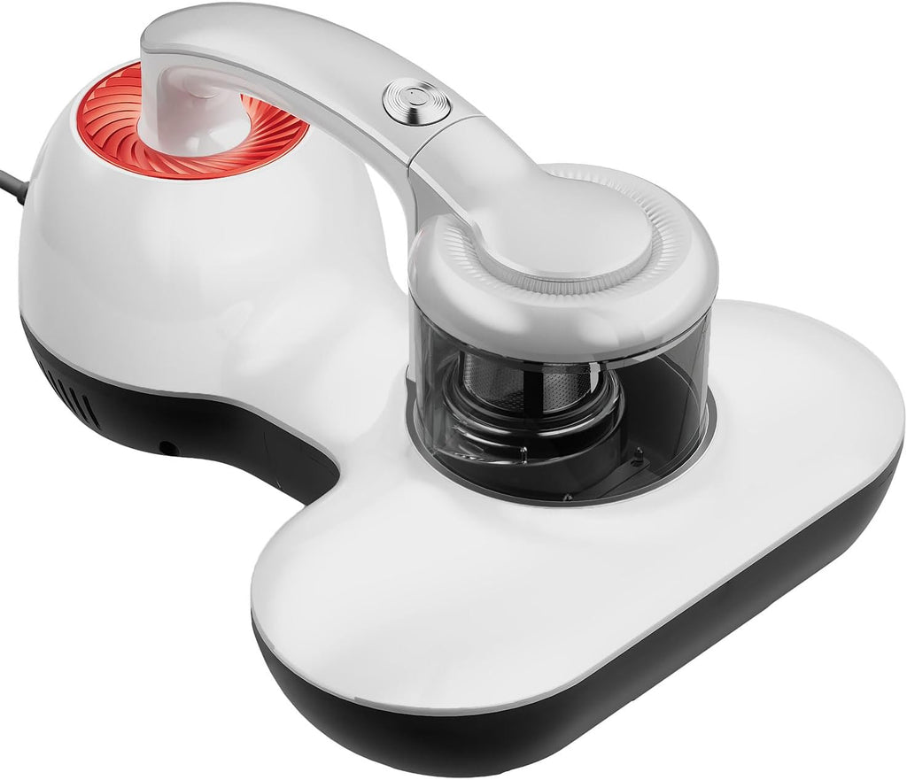 Mattress Vacuum Cleaner, Handheld UV Bed Vacuum Cleaner 16KPa & 12800 Vibrations Per/Min Upgraded Effectively Clean Up Bed, Pillows, Cloth Sofas, Carpets and Ther Fabric Surfaces