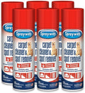 Sprayway Carpet Cleaner (Pet), 19oz, Pack of 6 | Removes Pet Stains & Odors, Foaming Action | Deep Cleans Carpets & Upholstery | Fresh Scent, Quick-Drying Formula