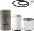 FUEL FILTER AND OIL FILTER KIT FITS for 2019 2020 2021 2022 DODGE RAM 2500 3500 4500 5500 6.7L CUMMINS DIESEL ENGINE FUEL FILTER OEM 68436631AA 5083285AA 68157291AA
